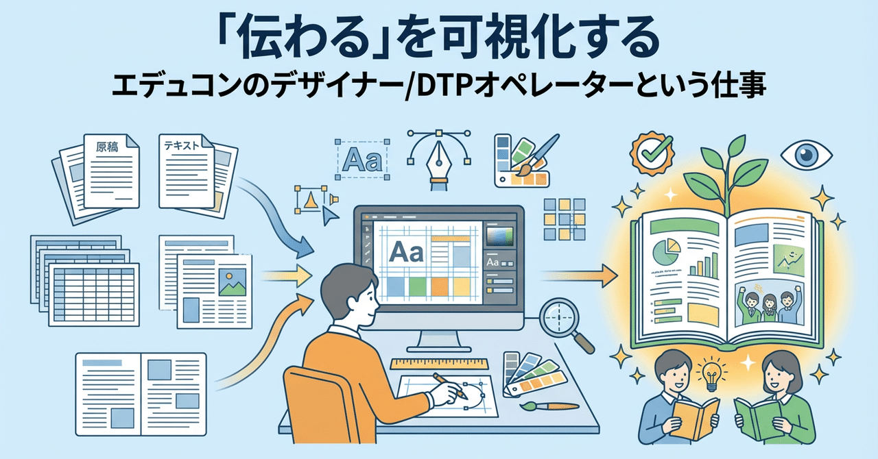【採用向け】「伝わる」を可視化する——エデュコンのデザイナー/DTPオペレーターという仕事